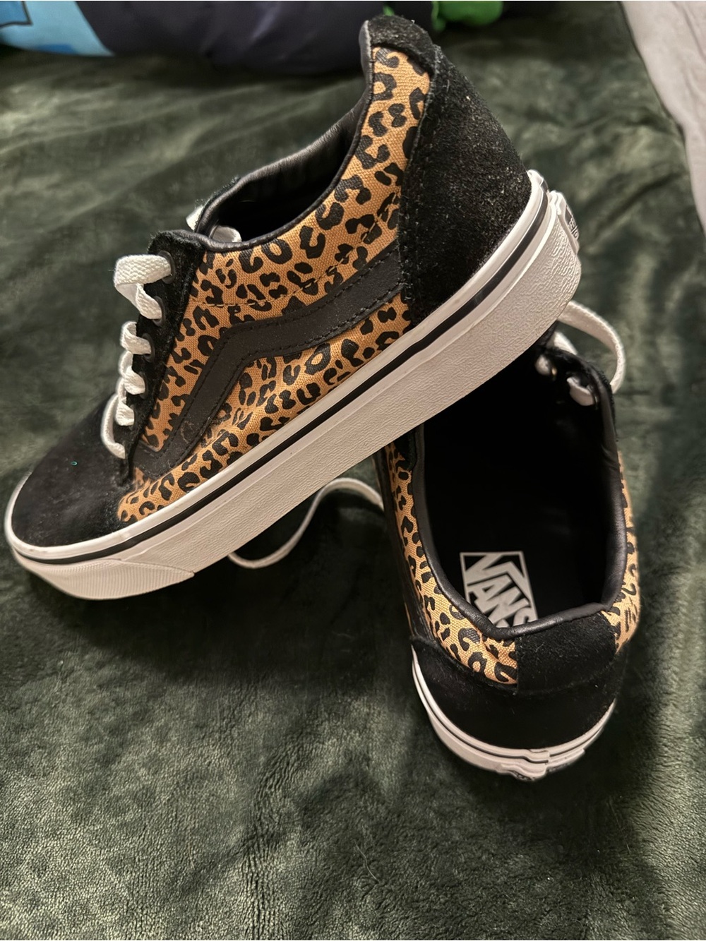 Vans Old Skool Leopard Print Sneakers Women’s 7.5 – New Without Tags